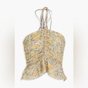 NWOT Veronica Beard Arienne Paisley Silk Halter Top